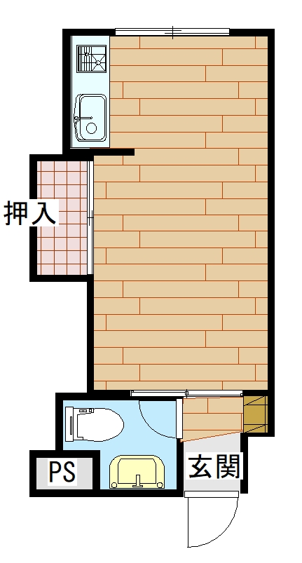 ヴィラ椿五号館　2階(2)画像3枚目